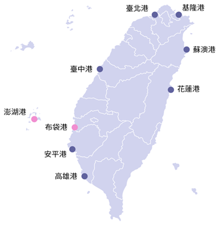 港口位置圖